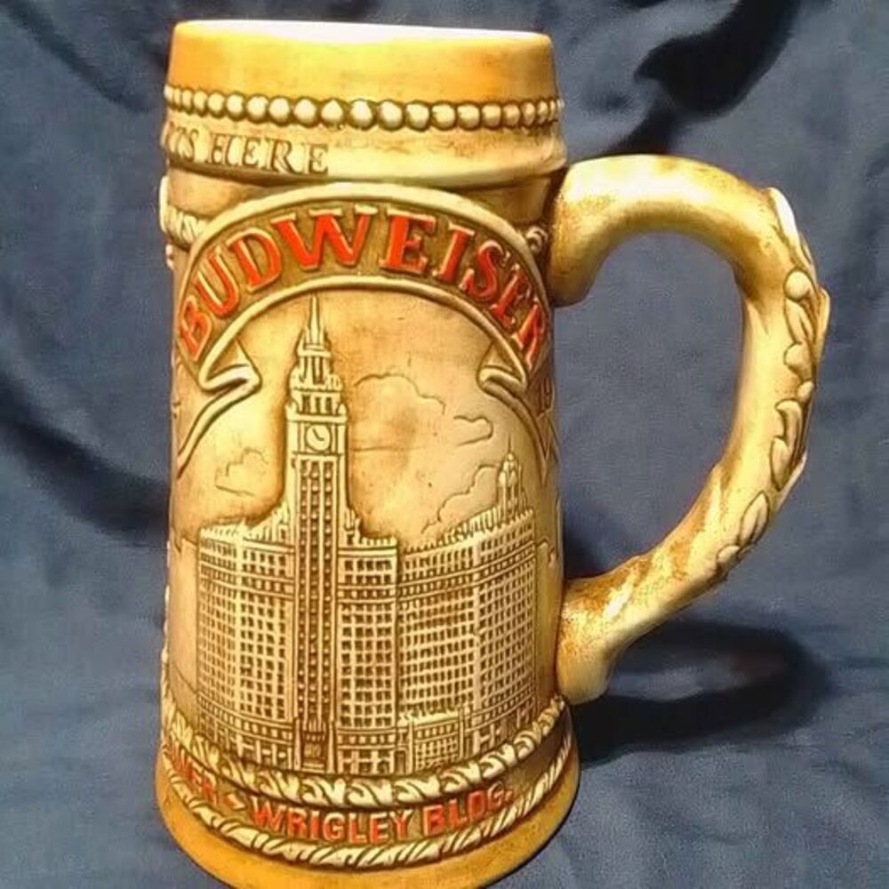 1981 Budweiser "Chicagoland Starts Here" Limited Edition Beer Stein.